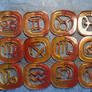 Resin Zodiac Signs - Sunset