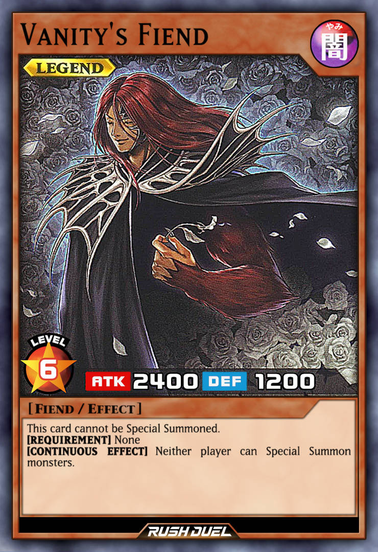 vanity cards yugioh Vanity's Fiend (Ultimate Rare) Fairy/Effect 1996 YU-GI-OH "VANITY'S RULER" SILVER