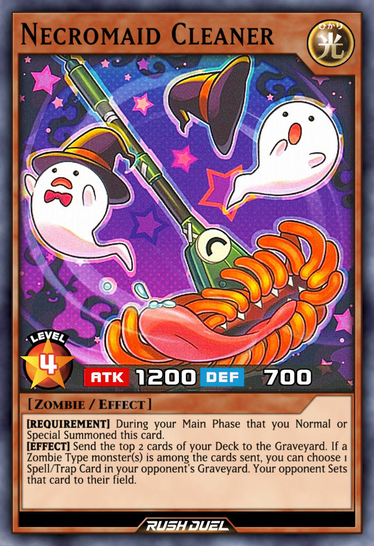 Undead Cleaner Necromaid Cleaner by Every-RushDuel-Card on DeviantArt