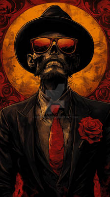 Day of the Dead Elegance: The Shadowed Gentleman