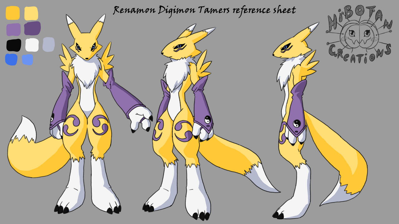 Renamon Digimon Tamers Reference Sheet By HibotanCreations On DeviantArt Renamon digimon tamers reference sheet by hibotancreations on deviantart