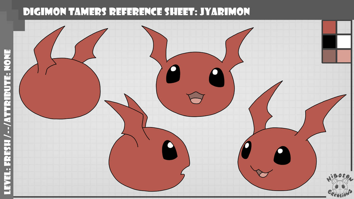 Deviantart Reference Digimon Jyarimon Digimon Tamers reference sheet by HibotanCreations on DeviantArt
