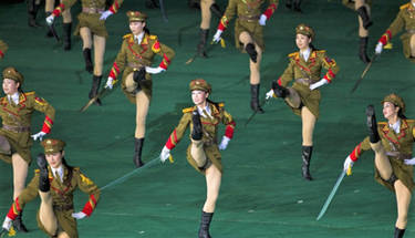 Korean people's army cultural corps performance