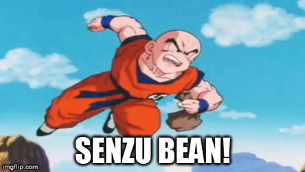 Senzu Bean (team four star internet meme)