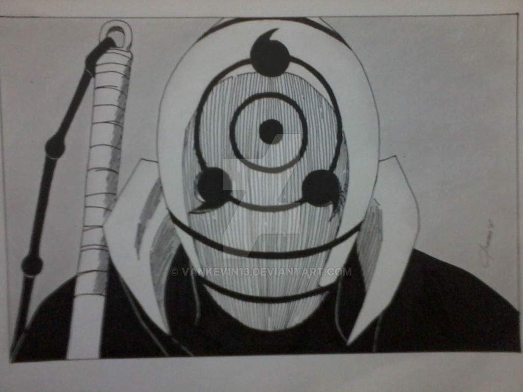 OBITO DRAWING by vankevin13 on DeviantArt
