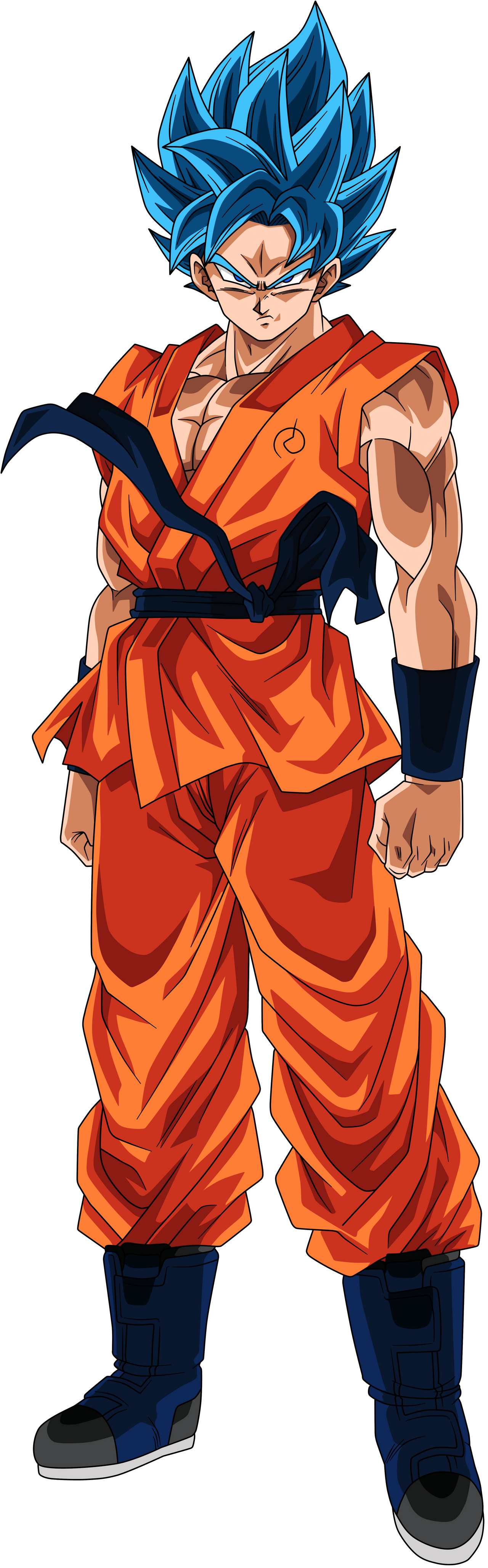 Goku Super Saiyan God by crismarshall on DeviantArt