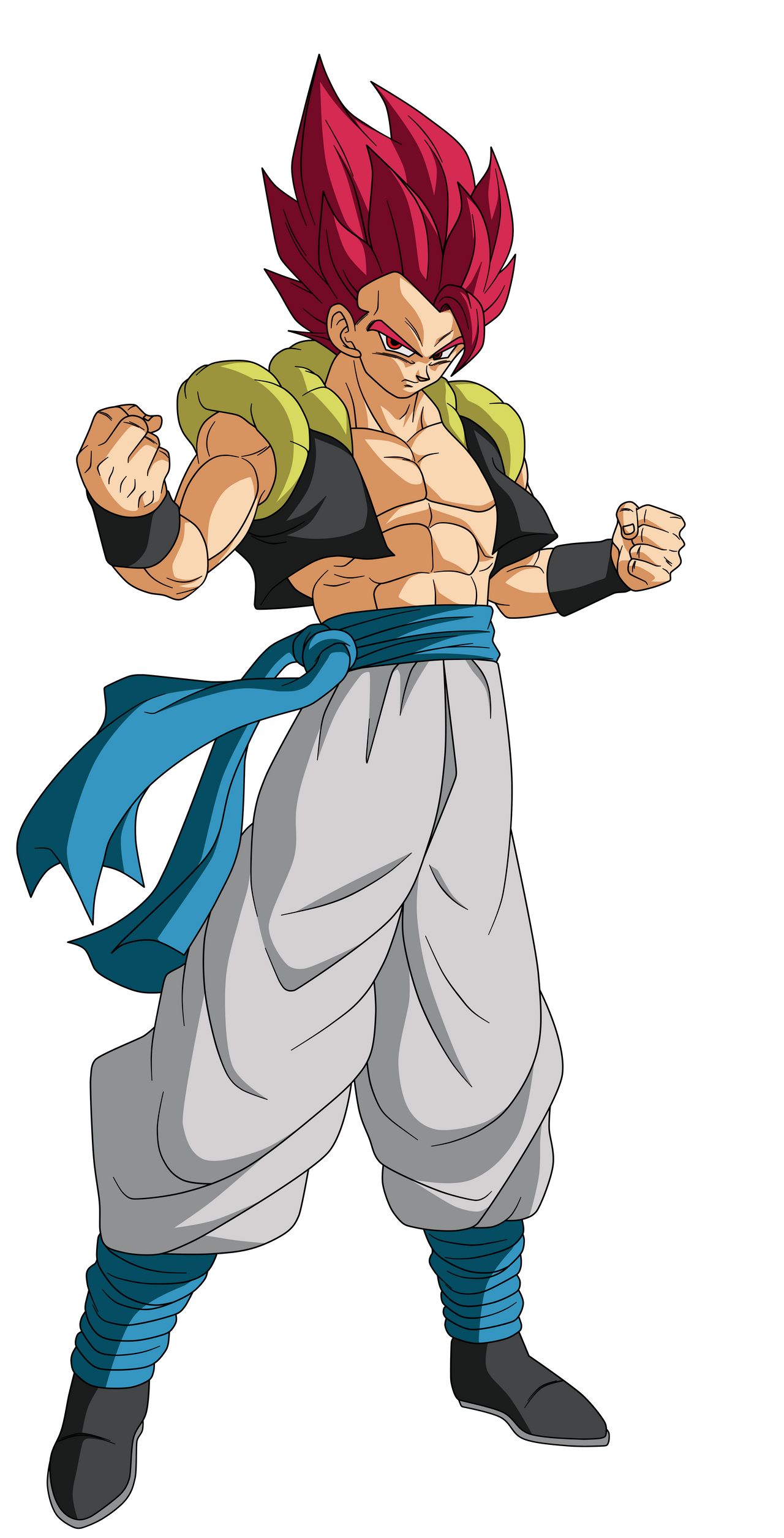Gogeta Super Saiyan God by crismarshall on DeviantArt