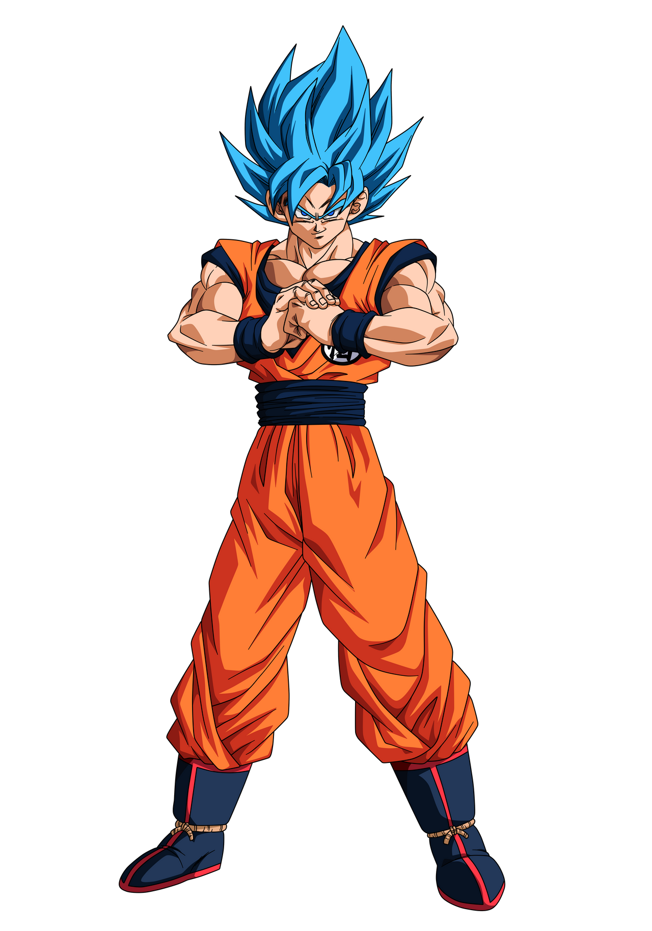 Son Goku: Super Saiyan Blue (SSJGSSJ/SSJ Blue) by CELL-MAN on
