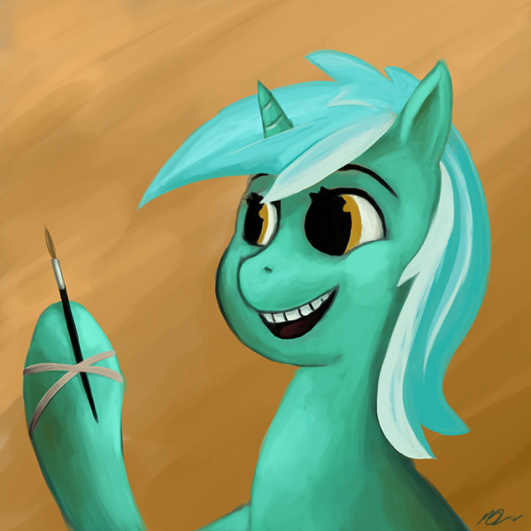 Lyra in TIME TO PAINT!!!