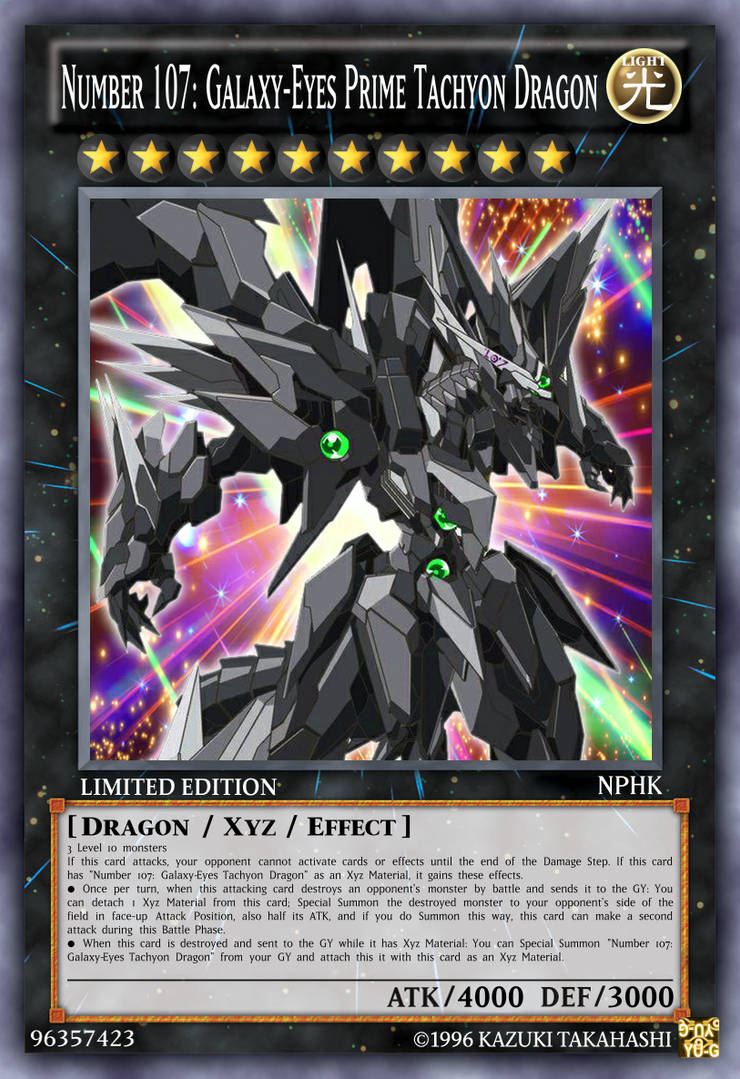 Number 107: Galaxy-Eyes Prime Tachyon Dragon by NeoPhoenixKnight on ...