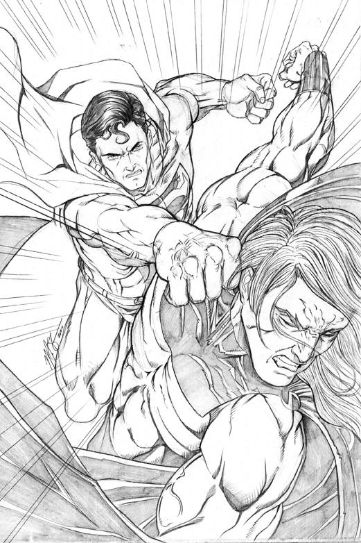 Superman vs Sentry by martheus on DeviantArt