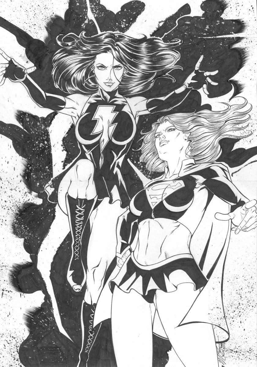 Black Mary and Evil Supergirl