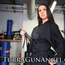 Rachel Alig Katana training for Turra : Gun Angel