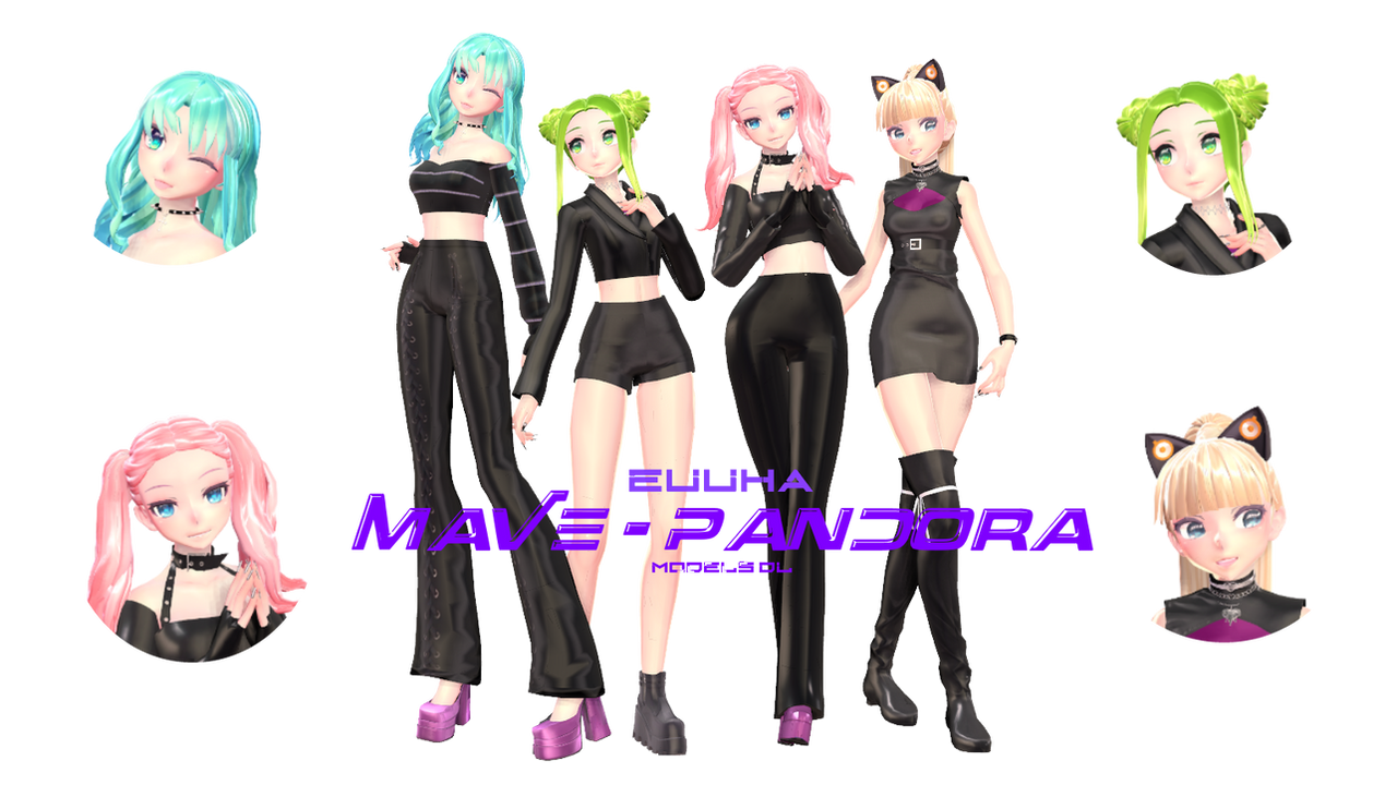 Tda Models TDA MAVE - Pandora Models DL! - By Euuha by Euuha on DeviantArt