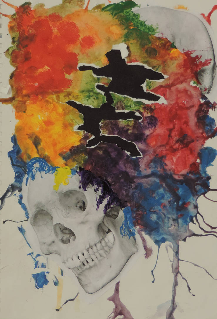 Skull Explosion by katys1996 on DeviantArt