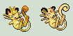 Meowth and Persian Cuties