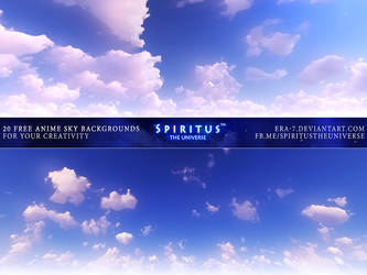 20 FREE ANIME SKY BACKGROUNDS - PACK 89