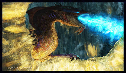 In the Ice Cave - Commission