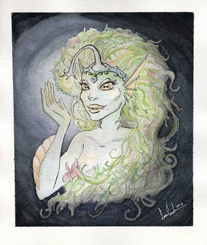 Anglermaid watercolour