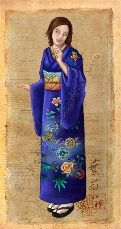 Moonblossom in Kimono by tiranaki