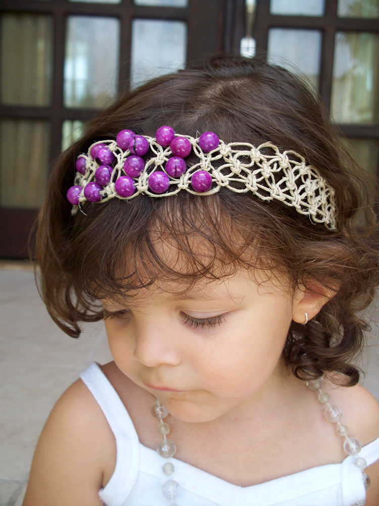 Purple Jasper Headband