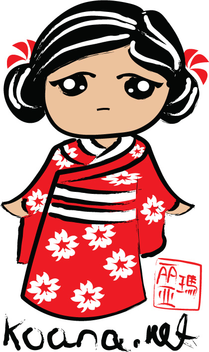 Kimono Girl for Koana.net by tiranaki