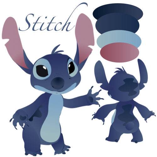 Stitch Ref Sheet Original Colors