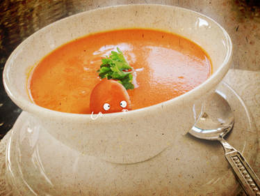 Bitty Monster: tomato soup