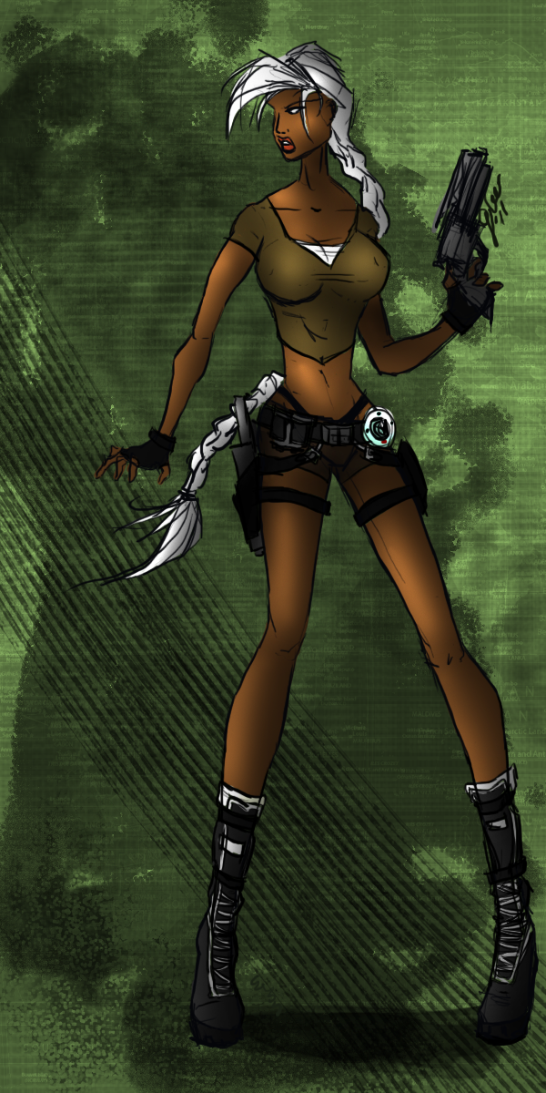 Storm as Lara Coft