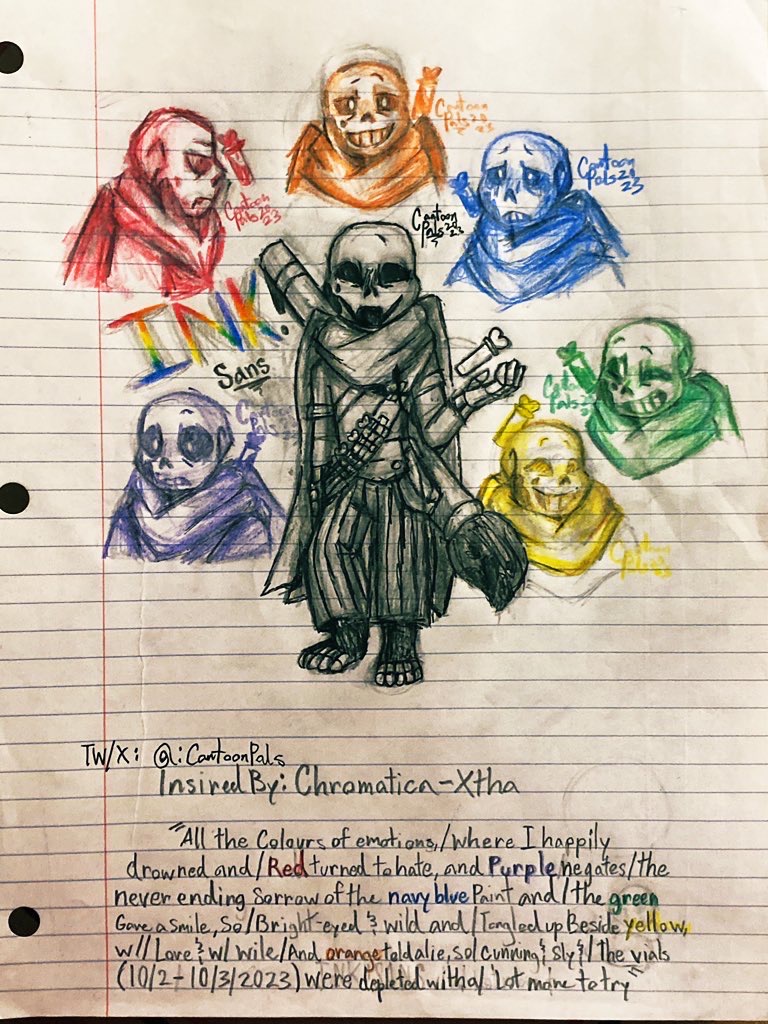 Ink!Sans Art!!! by CartoonPalsYT on DeviantArt