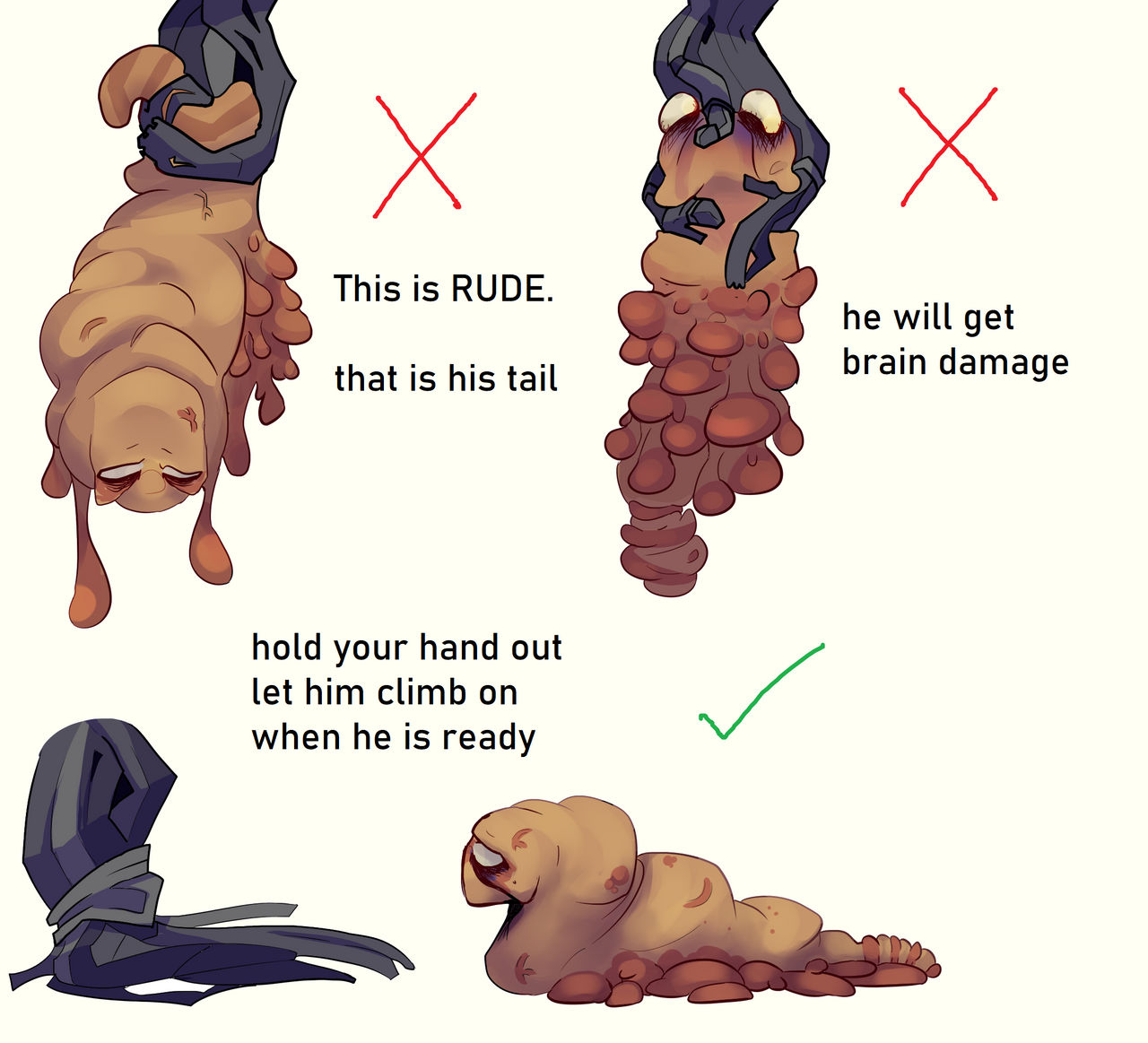 Handling Your great soft jelly thing by caffitch on DeviantArt