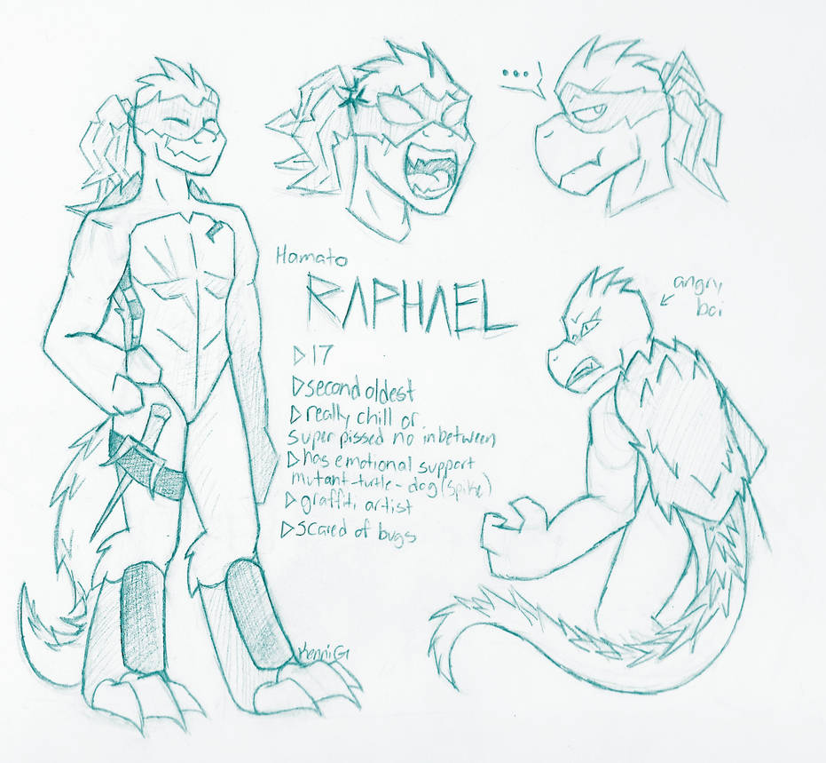 Tmnt Name Font Raphael Raphael | Original TMNT Design by one-a-penny on DeviantArt