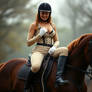 Dominant Equestrian indish, in beige jodhpurs,high