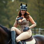 Dominant Equestrian indish, in beige jodhpurs,high