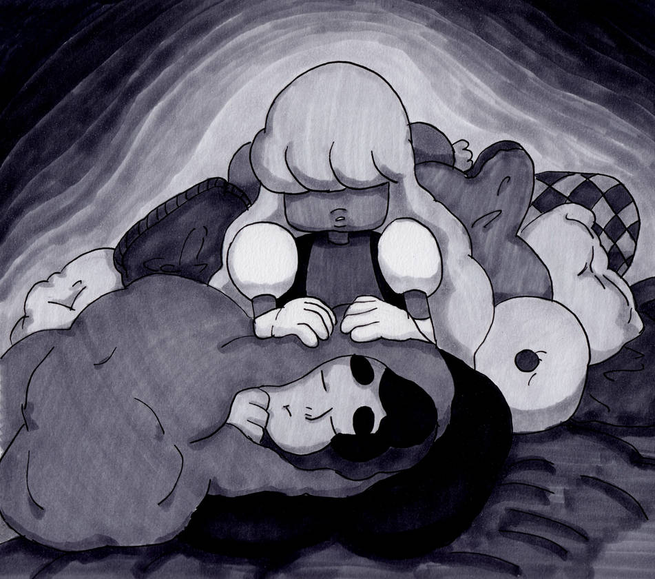 Sleeping Gems: Sapphire by swankivy