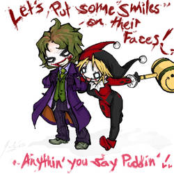 +Chibified+ Joker n Harley