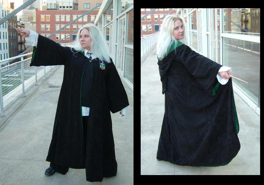 Cohryns Robe Slytherin robes details by MissRaptor on DeviantArt