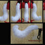 White wolf tail (included in auction)