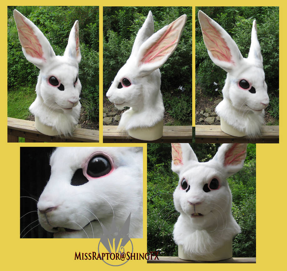 Gw2 Rabbit Mask White Rabbit mask by MissRaptor on DeviantArt