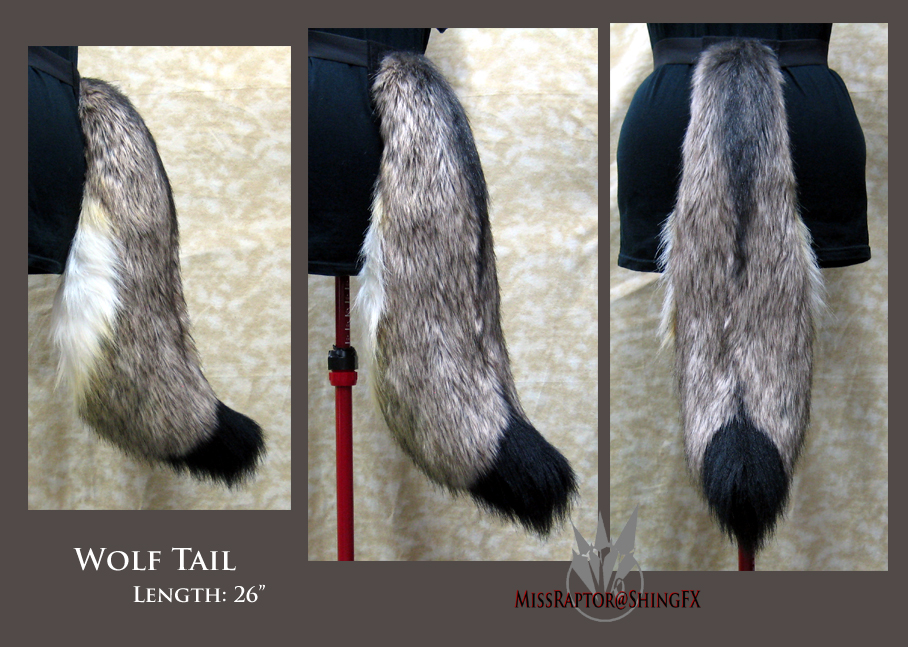 Realistic Wolf Tail By MissRaptor On DeviantArt realistic-wolf-tail-by-missraptor-on-deviantart