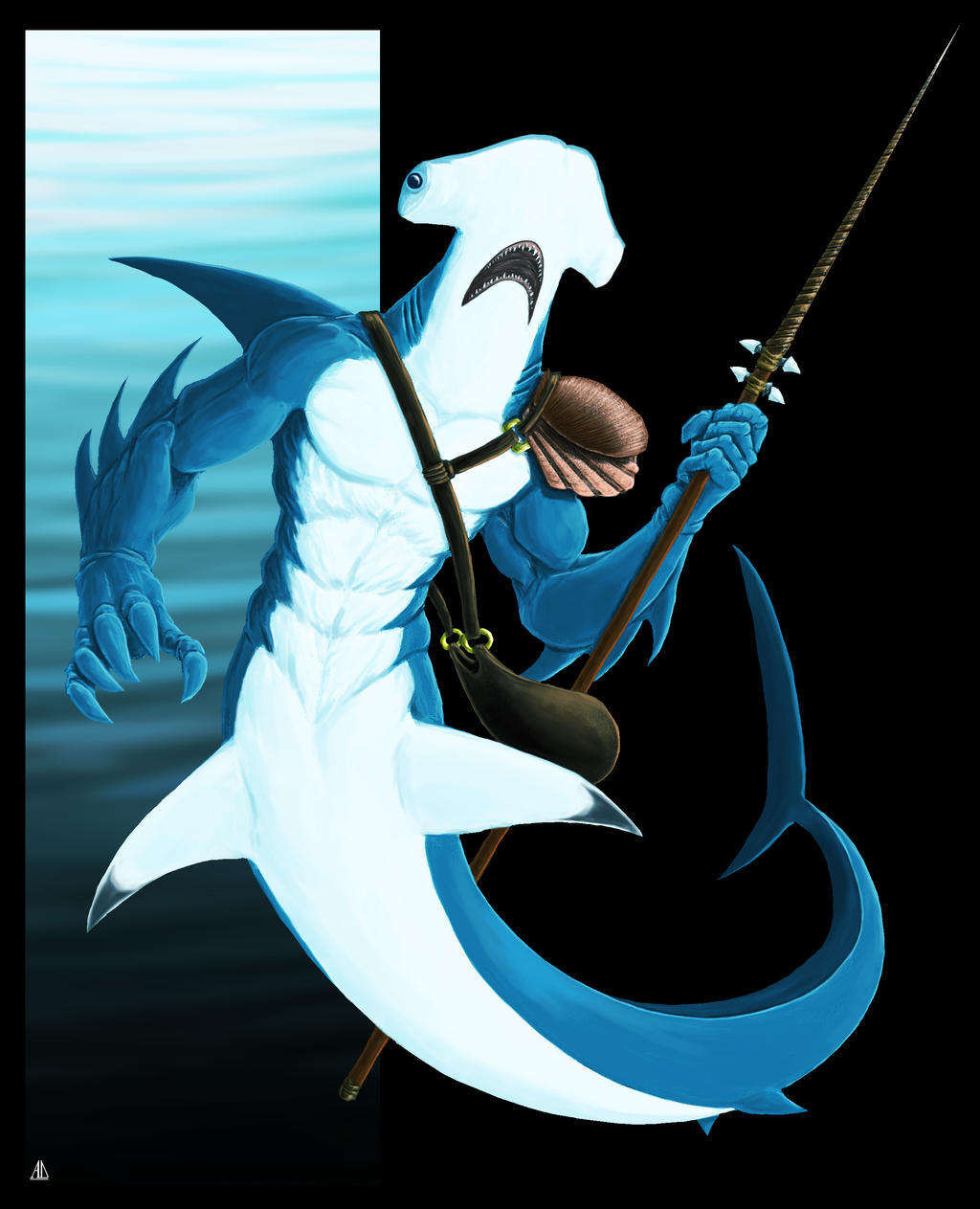 Hammerhead Merfolk by AndrewDeFelice on DeviantArt