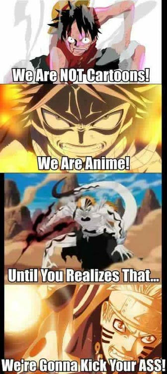 Anime Is Not Cartoons!!!! by Fairytail523 on DeviantArt