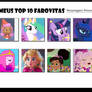 Top 10 Favoritas Personagens Princesas