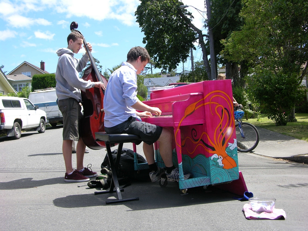 Painted piano