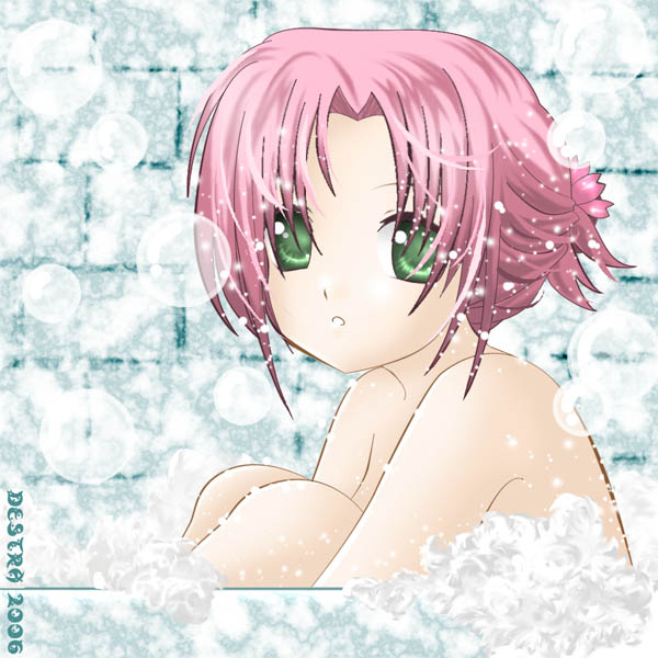 Sakura's Bubble Bath