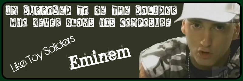 Eminem Like Toy Soldiers