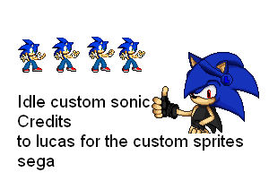 Sonic Idle Custom #1