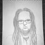 Pencil drawing of Jonathan Davis