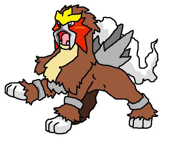 entei by rocioDIBU on DeviantArt