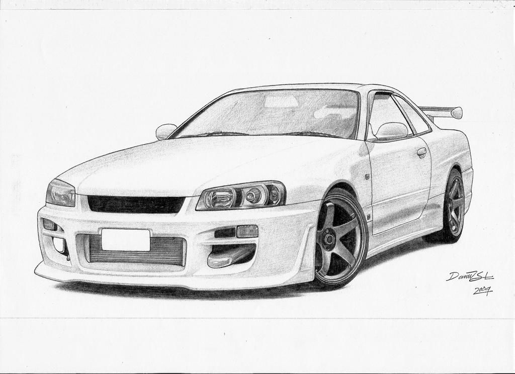 Nissan Skyline R34 by LandinDesign on DeviantArt